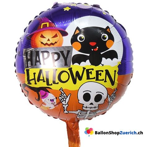 Happy Halloween Gespenst Skelett Kürbis Folie Luftballon Party Kinder