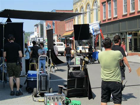 New Milford's Bank Street used for scenes in "Summerhouse" movie