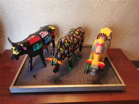 Cow Parade Set Of Large Figures Resin Polyester Catawiki