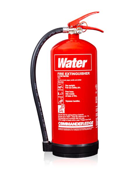 Commanderedge Ltr Water Fire Extinguisher Fire And Security Wales