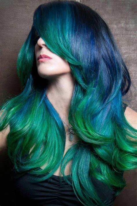 blue green hair color - Shannan Colby