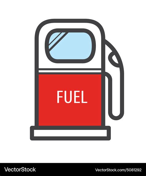 Gas Station Icon Retro Style Royalty Free Vector Image