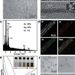 Synthesis Of Ultrathin Au Ag Alloy Nanowires A Low Magnification Tem