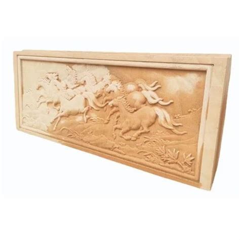 Polished Home Decoration Sandstone Mural Size 10 X 6ft L X W At Rs