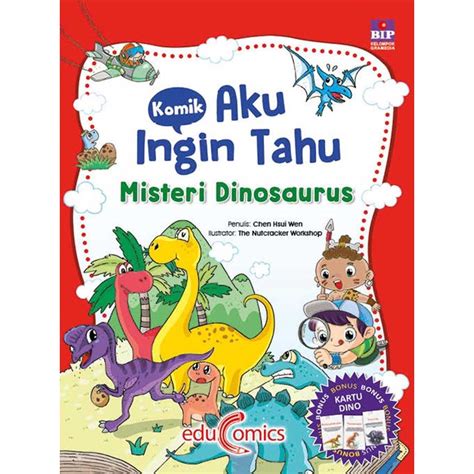 Jual Buku Anak Educomics Komik Aku Ingin Tahu Misteri Dinosaurus