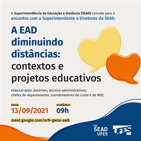 Educação a Distância da Ufes promove encontro na próxima segunda 13