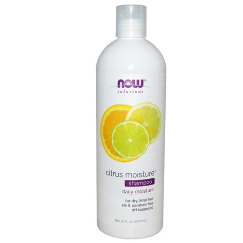 Now Foods Solutions Citrus Moisture Shampoo 16 Fl Oz 473 Ml Iherb