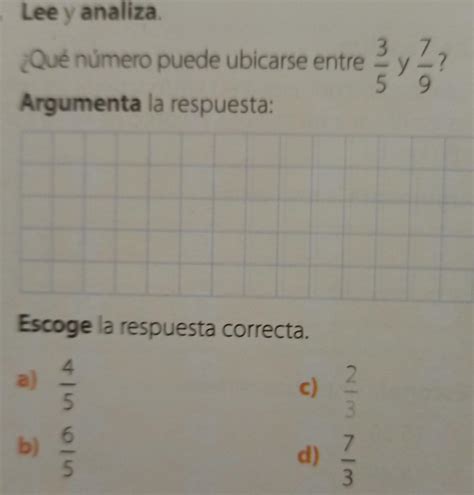 Lee Y Analiza Qu N Mero Puede Ubicarse Entre Argumenta La