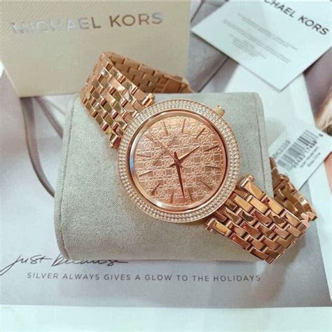 Original Michael Kors Darci Rose Gold Dial Rose Gold Tone Women S Watch