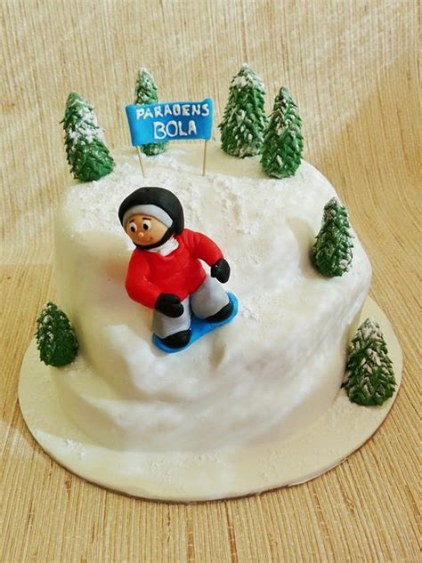 Snowboard Cake By Margarida Abecassis Cakesdecor