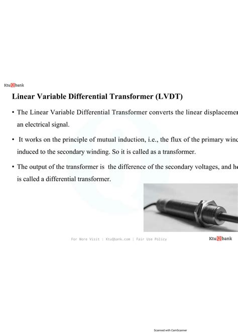 Solution Linear Variable Differential Transformer Lvdt Electrical