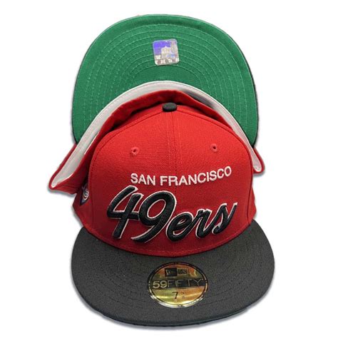 San Francisco 49ers Script Two Tone 75th Anniversary Patch Green Uv