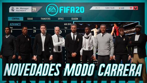 TODAS LAS NOVEDADES DEL MODO CARRERA EN FIFA 20 YouTube