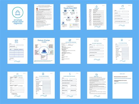 Future Cruise Certificate FCC Organizer Printable Binder for NCL, Royal