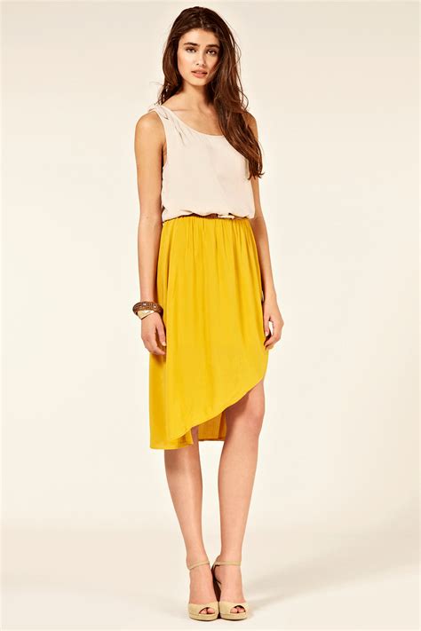 Oasis Clothing | Multi Yellow 2 in 1 Dress Oasis Fashion, Uk Fashion ...