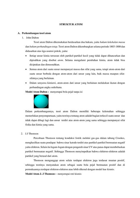 Solution Struktur Atom Dengan Lkpd Studypool