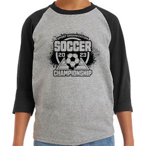 Youth Soccer Championship Uniforms: Sport Team T-Shirts