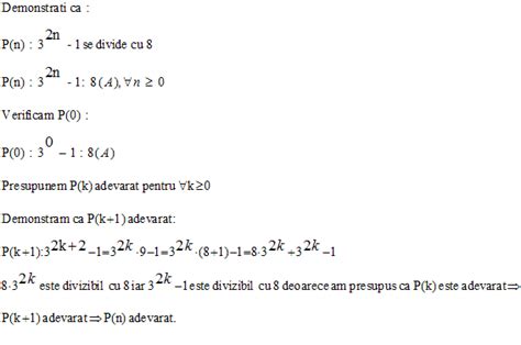 Inductie Matematica Defini Ie Etape De Calcul Exerci Ii Rezolvate