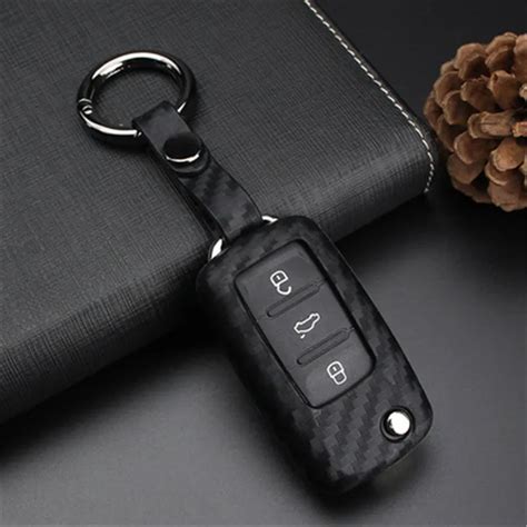 Peacekey Carbon Fiber Scratchproof Luxury Car Key Case For Vw