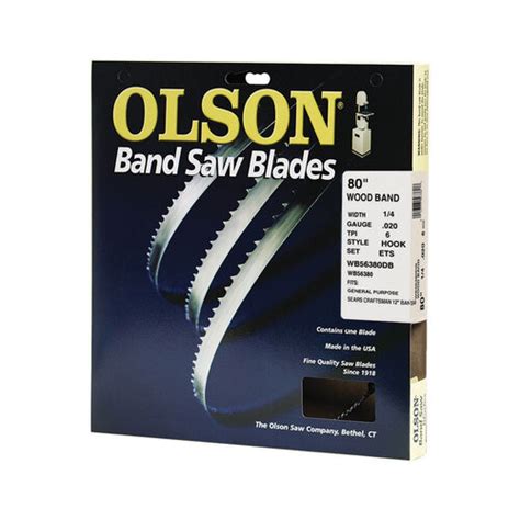 Olson Wb Db Band Saw Blade L X W Carbon Steel Tpi Skip Teeth