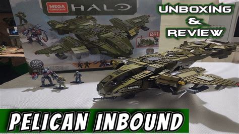 Halo Mega Construx Pelican Inbound Llegada Del Pelican GNB28 Review