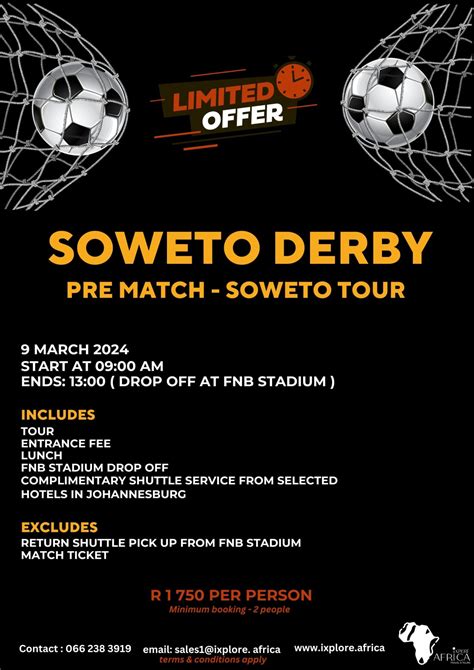 Soweto Derby - Pre Match Package - Gauteng