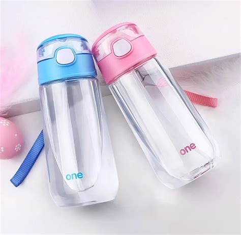 500ml kids Water Bottle with Straw children water bottle Drinking for ...