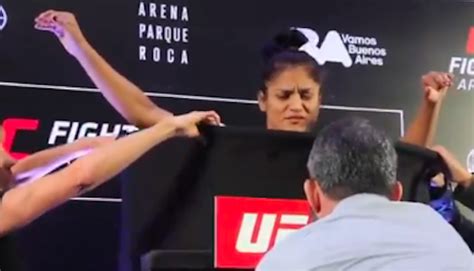 Ufc Argentina Weigh In Results Cynthia Calvillo Struggles To The Scale Misses Weight Video