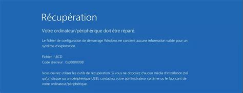 Les Codes Erreur BCD De Windows 10 11 Et Leurs Solutions Malekal