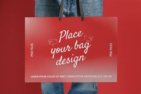 Premium Psd Paper Bag Mock Up Design