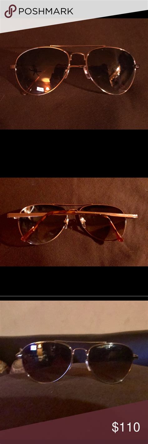 Vera Wang Aviator Sunglasses Brown Tortoise Shell Excellent Condition