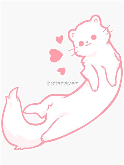 Cute Noodle Sticker For Sale By Lucianavee Redbubble