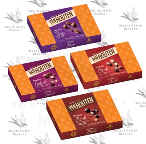 Van Houten Dark Milk Chocolate Dragees Assorted Flavors 180g Lazada