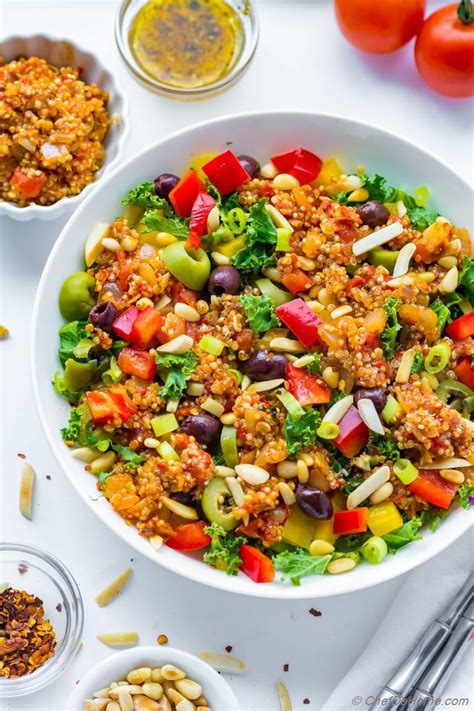 Ultimate Greek Quinoa Salad Recipe ChefDeHome