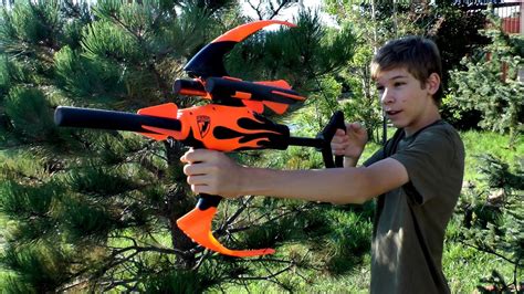 Nerf Blazin Bow Review And Shooting Youtube