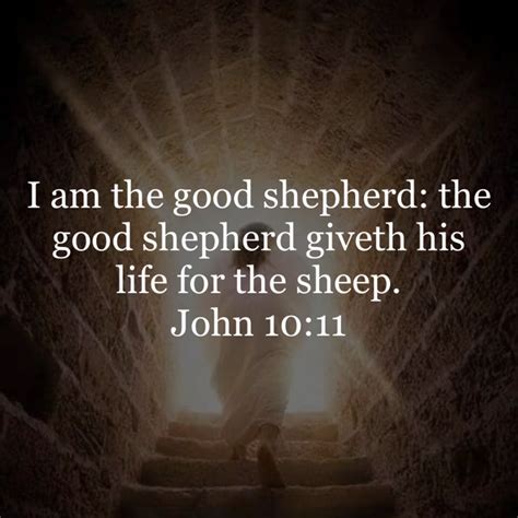 John 10 11 I Am The Good Shepherd The Good Shepherd Giveth His Life For