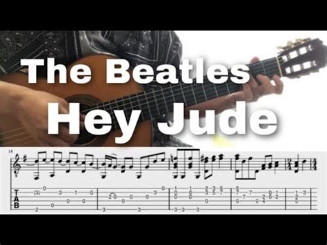 Tab The Beatles Hey Jude Fingerstyle Guitar Youtube