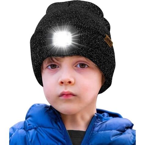 Enfants Led Bonnet Lampe Frontale Usb Rechargeable Led Chapeau De