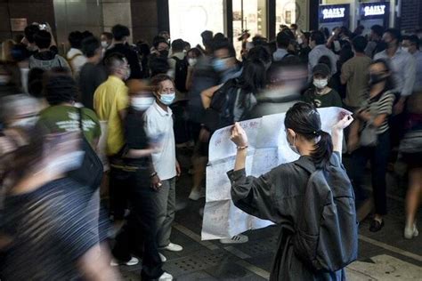 白紙革命》香港多所大專院校聲援中國 近百港人響應號召 國際 自由時報電子報