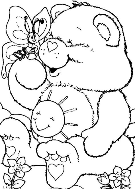 Funshine Bear Coloring Pages - Coloring Home