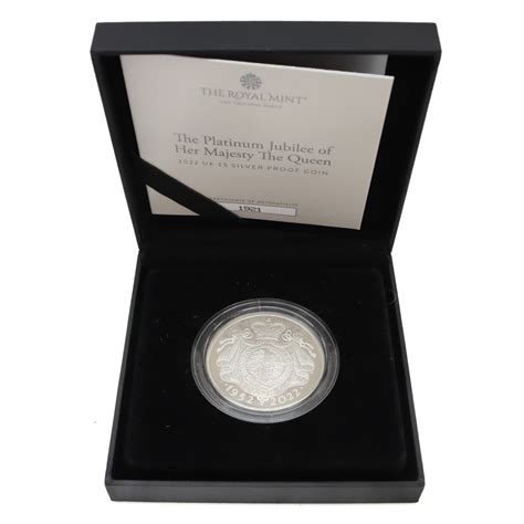 Royal Mint 2022 Platinum Jubilee 5 Silver Proof Coin