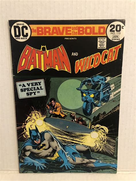 Brave And The Bold Batman And Wildcat B Comic Books Bronze Age