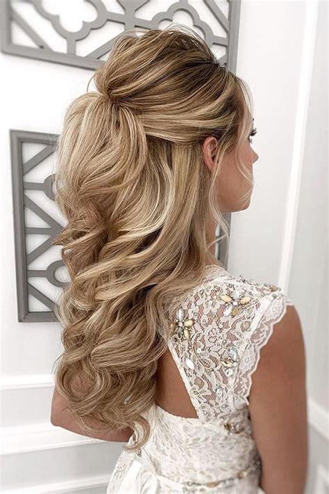 Wedding Hairstyle Long Hair Styles Wedding Hair Half Half Up