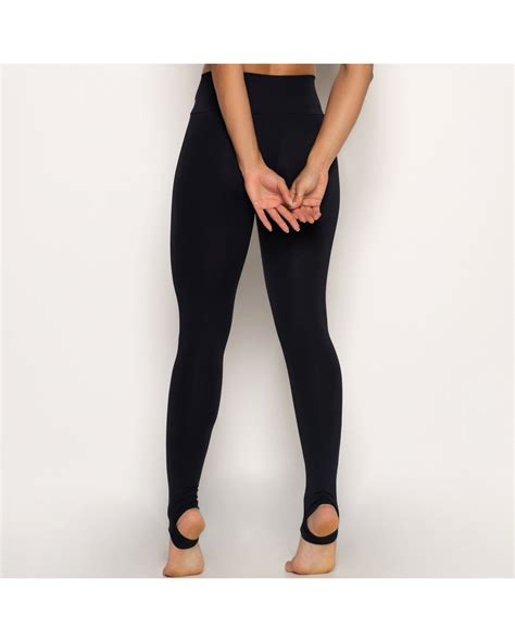 Riachuelo Legging De Poliamida Preta Pezinho