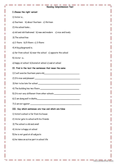 LIke It Here Reading For Detail Dee English ESL Worksheets Pdf Doc