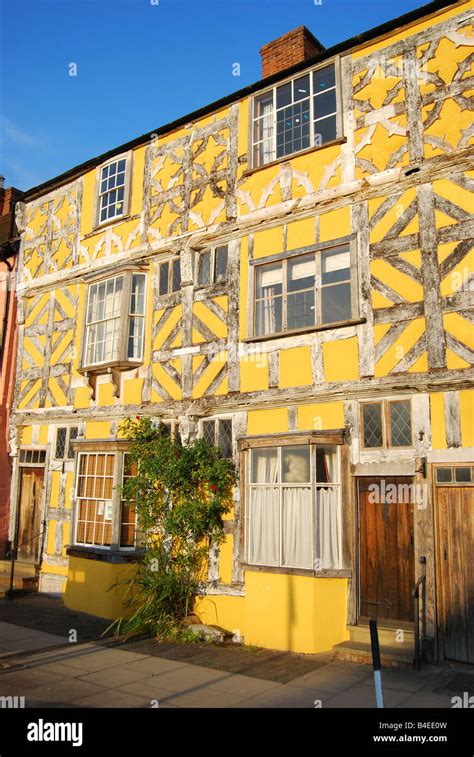 Tudor House Frontage Corve Street Ludlow Shropshire England United