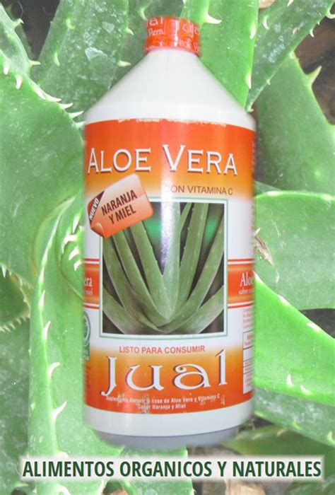 Jugo De Aloe Vera Bebible Organico Naranja Y Miel Jual X 1 Litro