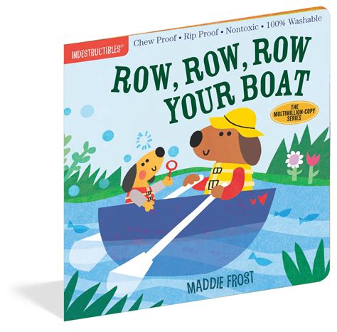 Row, Row Your Boat Indestructible Book | Hopscotch Children's Store