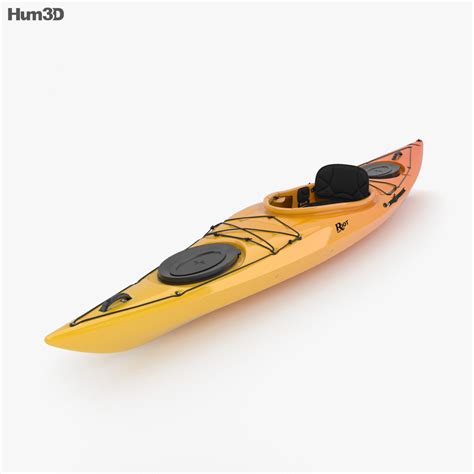 Kayak 3d Model Ship On Hum3d