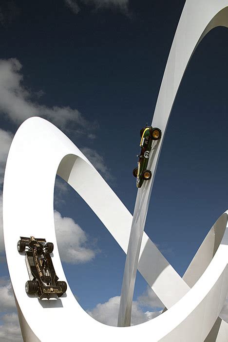 Lotus Car Sculpture At Goodwood By Gerry Judah Dezeen